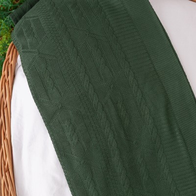 Manta de Linha Luxo - Verde Militar